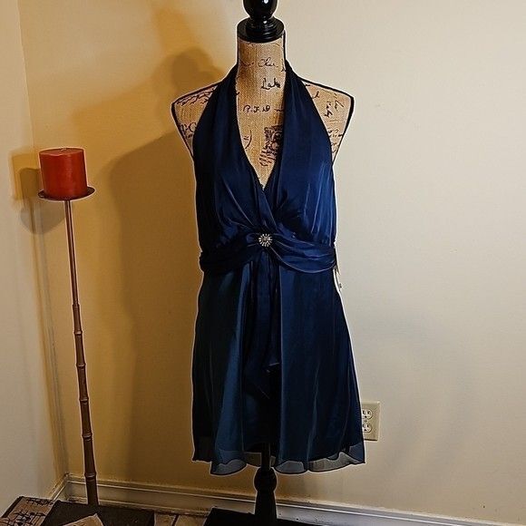 NWT Maggy London Ombre halter dress size 16 - Picture 1 of 11